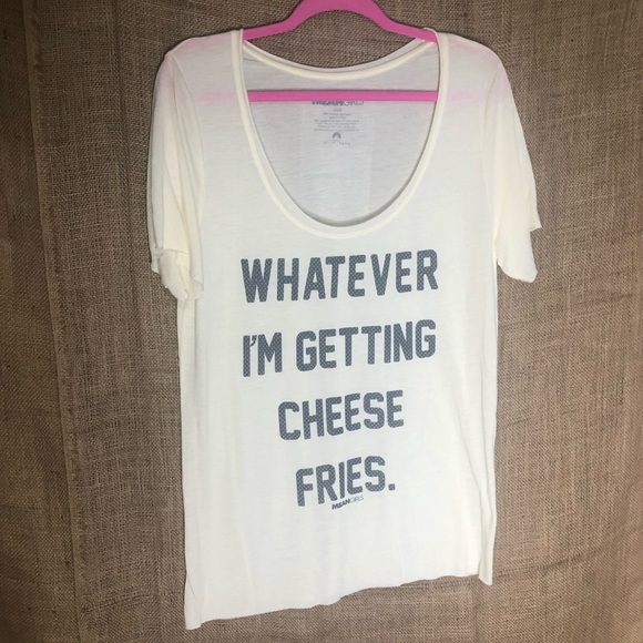 Mean Girls Tops - Mean Girls L Tshirt I’m Getting Cheese Fries Top
